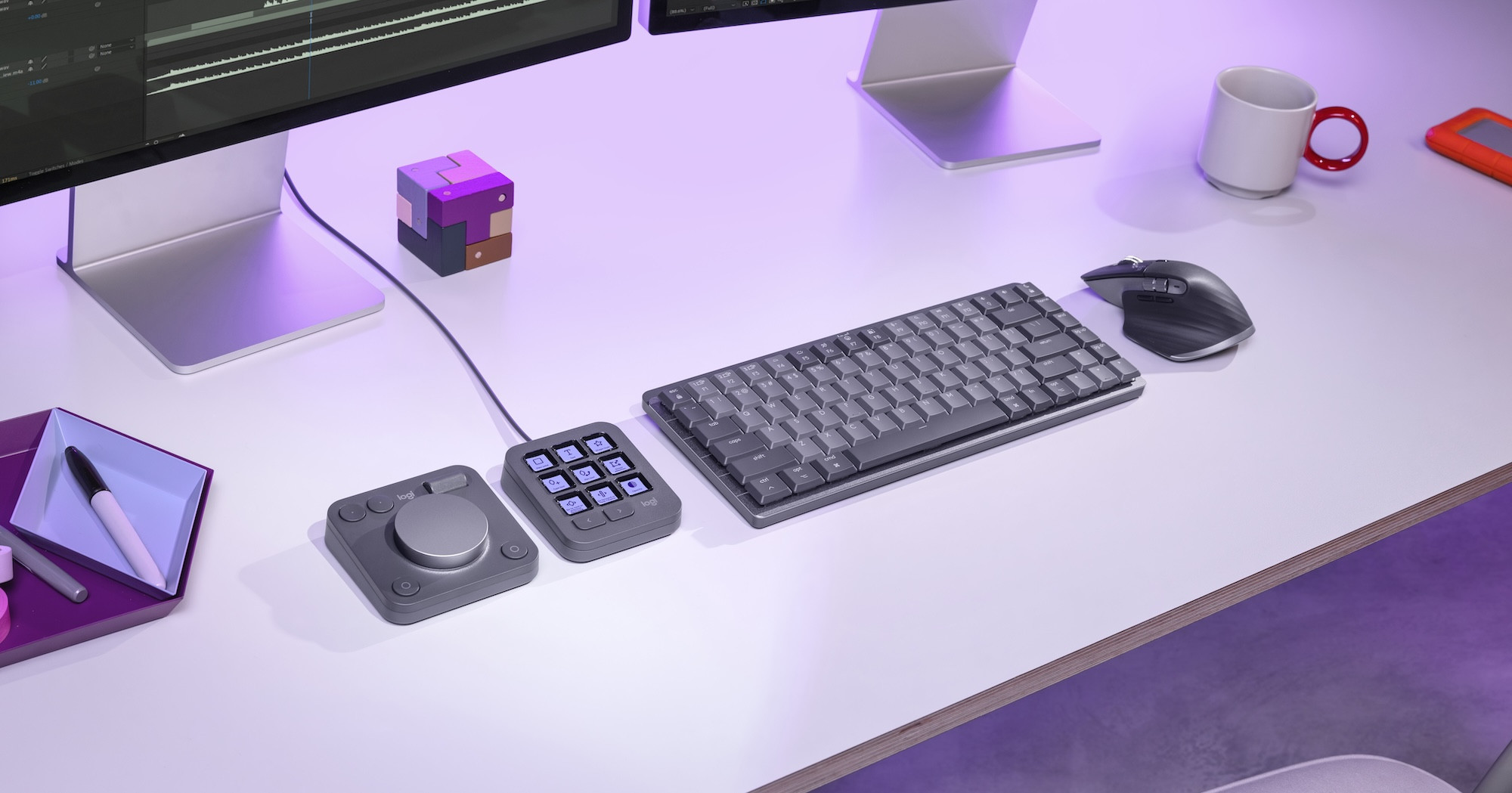 Новый Stream Deck? Logitech выпустила необычный гаджет для дизайнеров — MX Creative Console