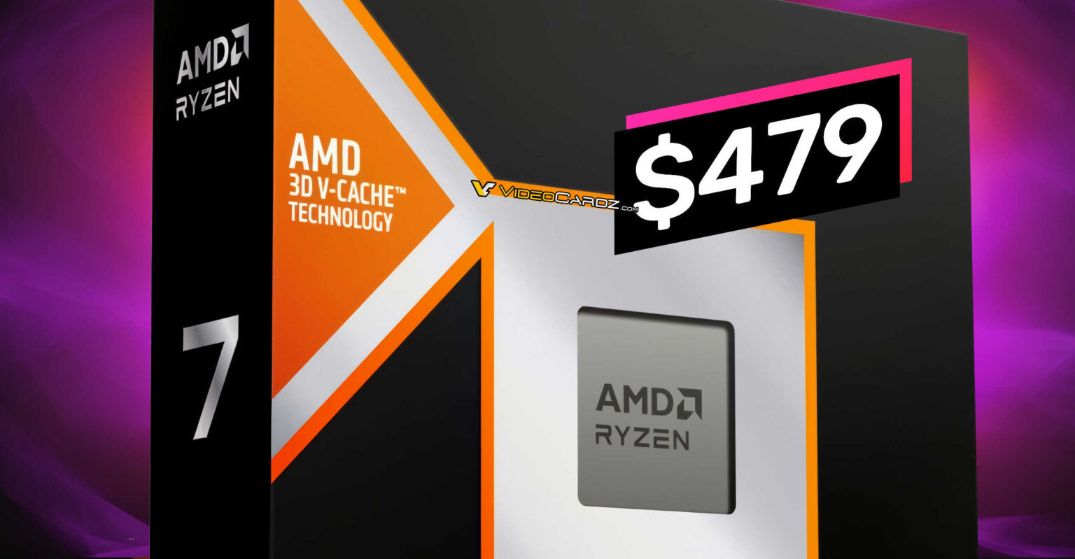 Лучший процессор для игр 2024 года AMD Ryzen 7 9800X3D оценили в $479