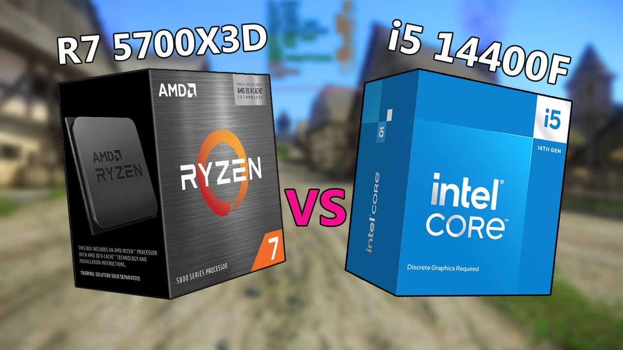 Какой процессор лучше? AMD Ryzen 7 5700X3D сравнили с Intel Core i5-14400F в ААА-играх